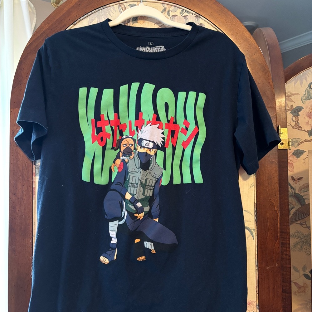 Naruto, Kakashi Navy T-shirt, size large